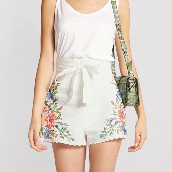 Zimmerman set - Floral Wrap-Around Blouse and Shorts - Picture 6 of 11